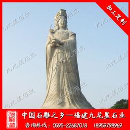 大型石雕媽祖拼裝 石雕媽祖圖片大全