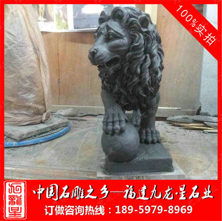 石獅子泥塑1