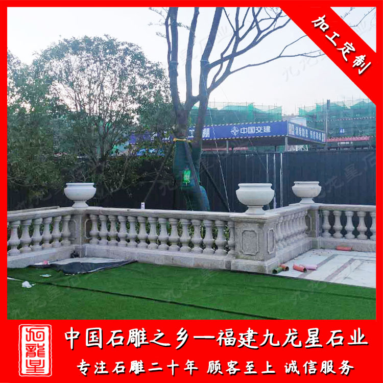 石雕噴泉水景 石雕花盆——浙江金華中交集團(tuán)項(xiàng)目